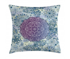 Eastern Motifs Ombre Pillow Cover