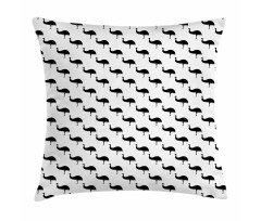 Monotone Animal Silhouettes Pillow Cover