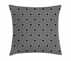 Spiraling Effect Hexagons Pillow Cover