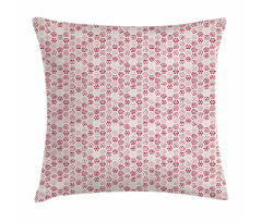 Dotted Hexagon Shapes Pillow Cover