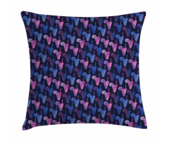 Polygonal Cocktail Art Pillow Cover