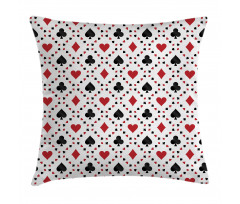 Tourist Poker Cards Pillow Cover