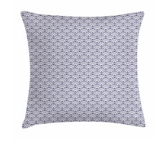 Floral Geometric Circles Pillow Cover