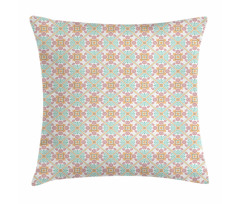 Pastel Floral Oriental Pillow Cover