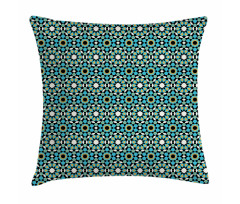 Vintage Geometric Floral Pillow Cover