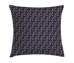 Symbolic Pattern Pillow Cover