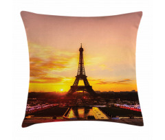 Sun View Old Paris Pillow Cover