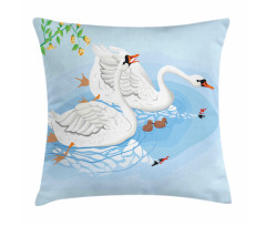 Gracious River Nature Scenery Pillow Cover