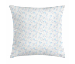 Royalty Aquatic Bird Stars Pillow Cover