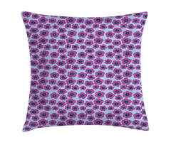 Hand Drawn Pink Poppies Pillow Cover