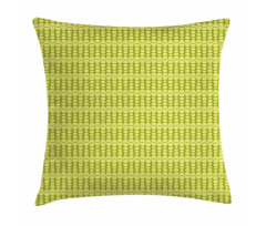 Minimalistic Green Geometry Pillow Cover