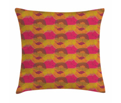 Intertwined Flowers Leaves Pillow Cover