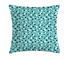 Quirky Brushstrokes Pillow Cover