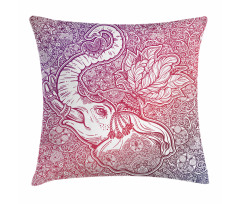 Eastern Elephant Zentangle Pillow Cover