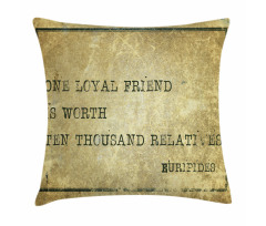 Euripides Sayings Art Pillow Cover