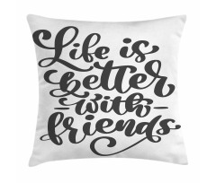 Friendship Love Pillow Cover