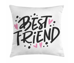 Girly Lettering Pillow Cover