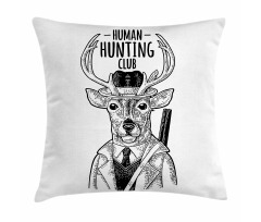 Sarcastic Humor Sketch Pillow Cover