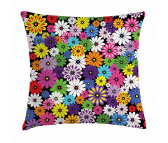 Floral Vivid Daisies Pillow Cover