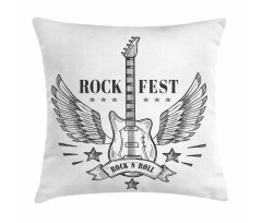 Rock Festival Design Pillow Cover