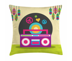 Bohemian Stereo Radio Pillow Cover