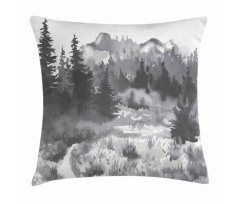 Watercolor Woodland Pillow Cover