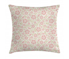 Old Fashioned Floral Pillow Cover