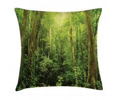 Rainforest Landscape Pillow Cover