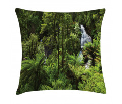 Rainforest Fall River Pillow Cover