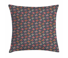 Cheerful and Vivid Moths Pillow Cover