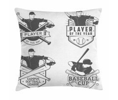 Baseball and Softball Pillow Cover