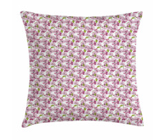 Cartoon Apple Blossom Pillow Cover