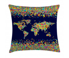 Mosaics Tiles Global Pillow Cover