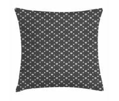 Neutral Pattern Petal Square Pillow Cover