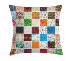 Patchwork Retro Style Pillow Cover