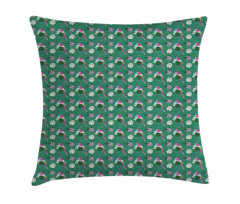 Parrot and Monstera Leaves Pillow Cover