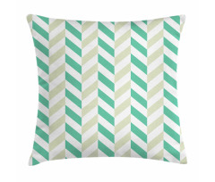 Herringbone Springtime Pillow Cover