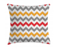 Abstract Retro Chevron Pillow Cover