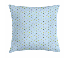 Minimal Avian Pattern Pillow Cover