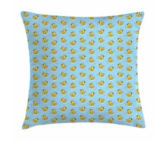 Toy Duck Pattern Pillow Cover