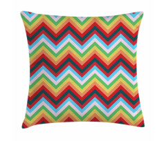 Zigzag Sharp Vibrant Pillow Cover