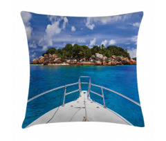 Boat Exotic Journey Tropic Pillow Cover