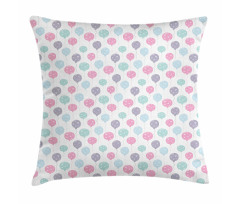 Balloons with Hearts Pillow Cover