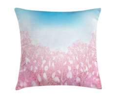 Cherry Blossom View Pillow Cover