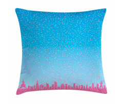 Petals on Skyline Pillow Cover