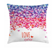 Hearts Love Springtime Pillow Cover