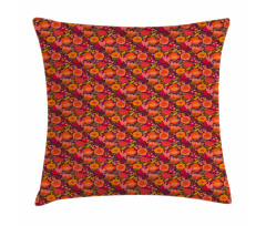 Abstract Floral Doodle Pillow Cover