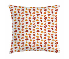 Fall Leaf Sketches Pillow Cover