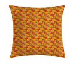 Warm Tones Fall Forest Pillow Cover