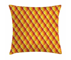 Creative Warm Toned Motif Pillow Cover